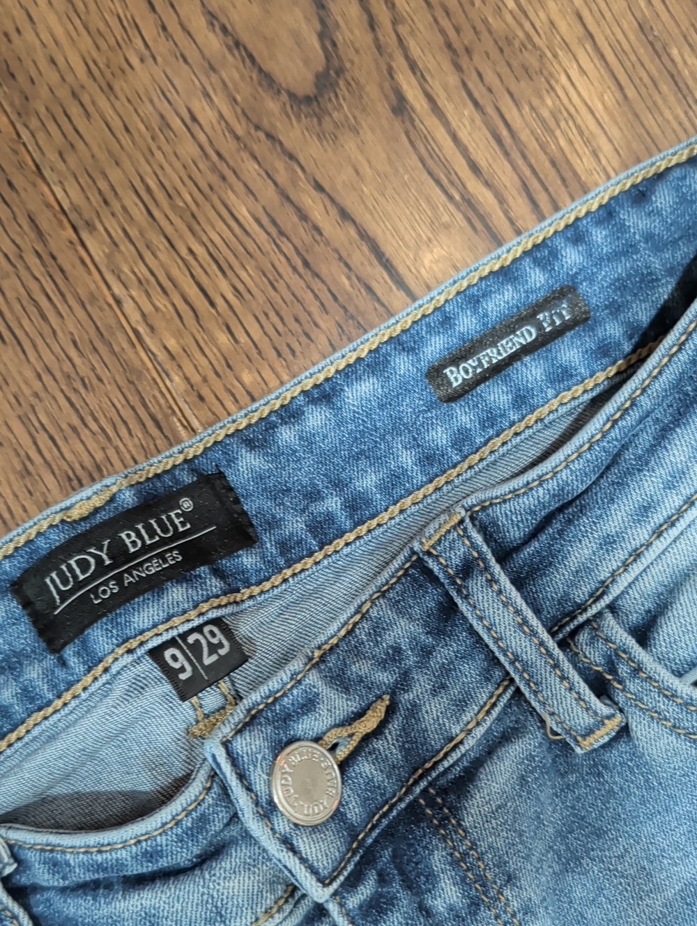 Judy Blue Boyfriend Jeans - Picture 3 of 5